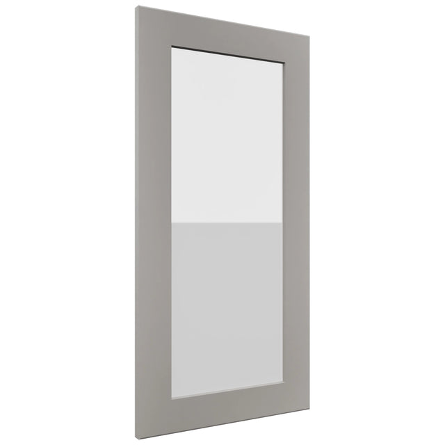 Fabuwood Galaxy Nickel DS GDW1530 Wall Glass Door, Front View