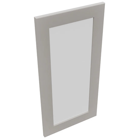 Fabuwood Galaxy Nickel DS GDW1530 Wall Glass Door, Top View