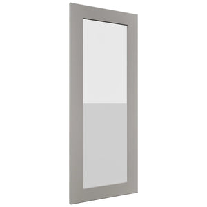 Fabuwood Galaxy Nickel DS GDW1536 Wall Glass Door, Front View