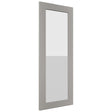 Fabuwood Galaxy Nickel DS GDW1539 Wall Glass Door, Front View