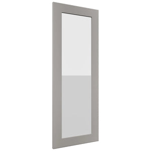 Fabuwood Galaxy Nickel DS GDW1539 Wall Glass Door, Front View