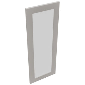 Fabuwood Galaxy Nickel DS GDW1539 Wall Glass Door, Top View