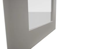 Fabuwood Galaxy Nickel DS GDW1539 Wall Glass Door, Detail View
