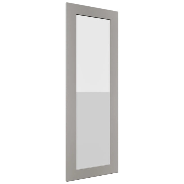 Fabuwood Galaxy Nickel DS GDW1542 Wall Glass Door, Front View