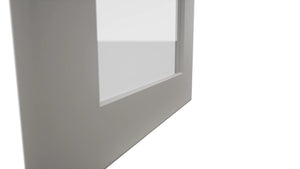 Fabuwood Galaxy Nickel DS GDW1542 Wall Glass Door, Detail View