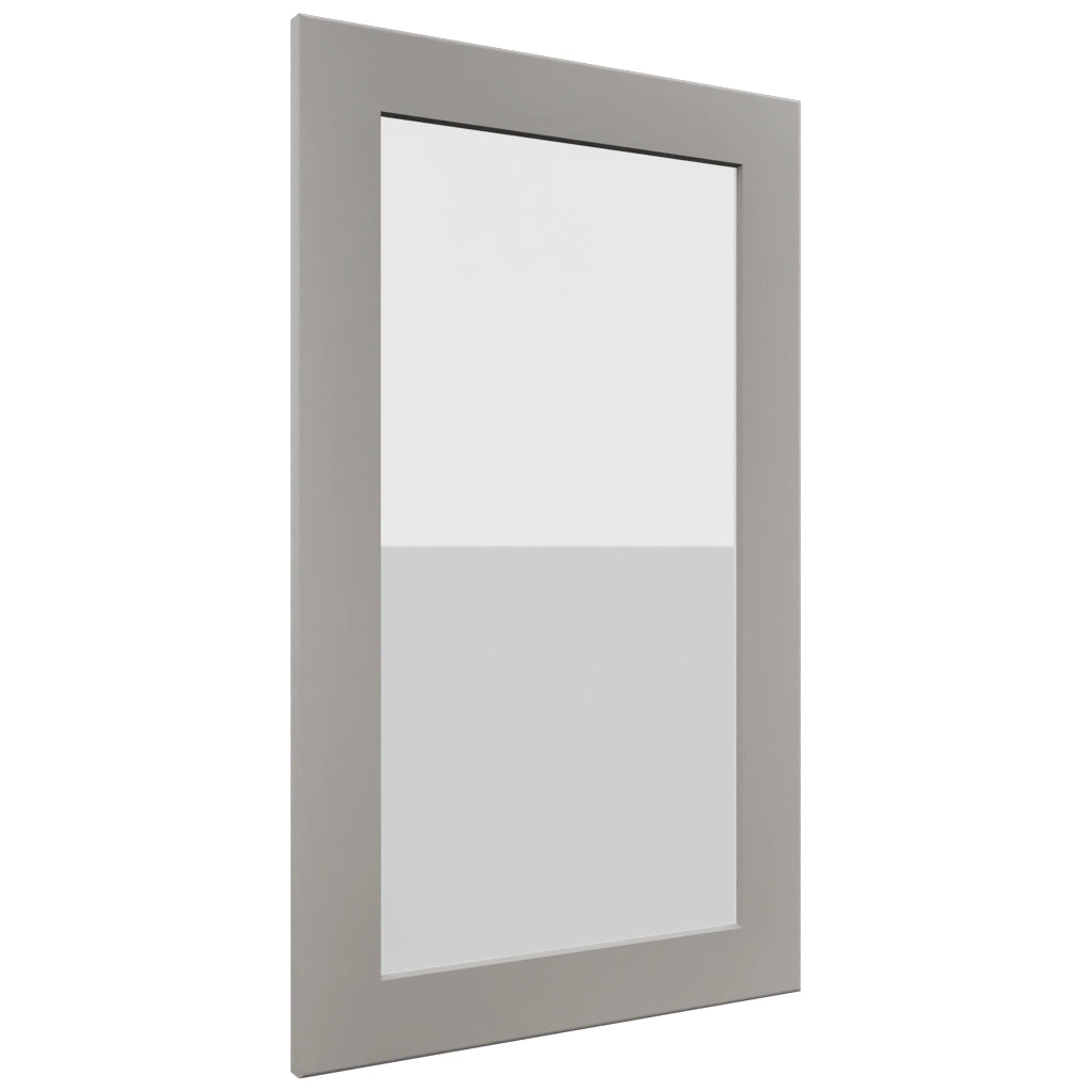 Fabuwood Galaxy Nickel DS GDW1830 Wall Glass Door, Front View