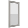 Fabuwood Galaxy Nickel DS GDW1836 Wall Glass Door, Front View