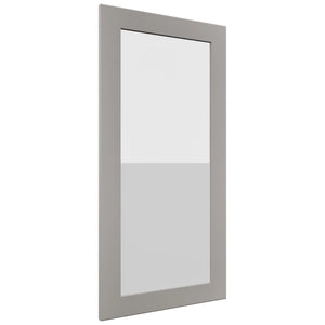 Fabuwood Galaxy Nickel DS GDW1836 Wall Glass Door, Front View