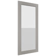 Fabuwood Galaxy Nickel DS GDW1839 Wall Glass Door, Front View
