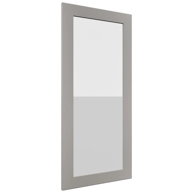 Fabuwood Galaxy Nickel DS GDW1839 Wall Glass Door, Front View