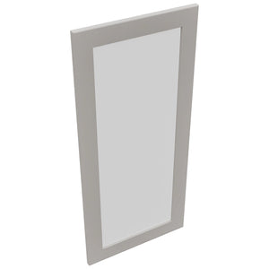 Fabuwood Galaxy Nickel DS GDW1839 Wall Glass Door, Top View