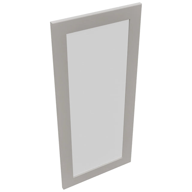Fabuwood Galaxy Nickel DS GDW1839 Wall Glass Door, Top View