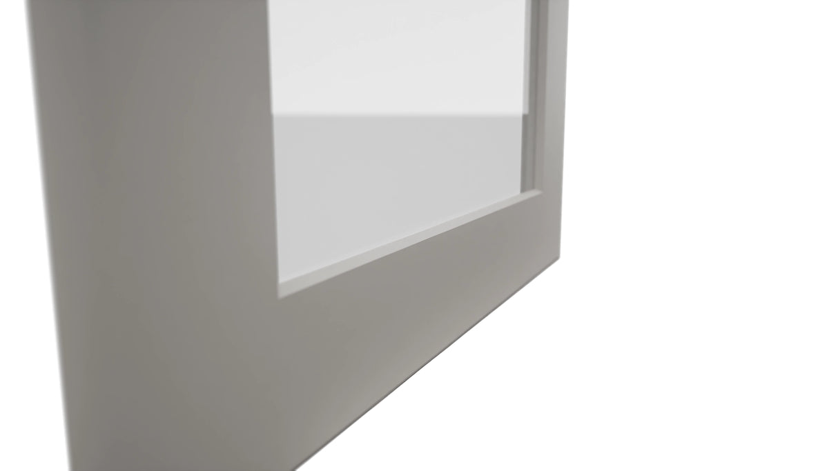 Fabuwood Galaxy Nickel DS GDW1839 Wall Glass Door, Detail View