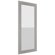 Fabuwood Galaxy Nickel DS GDW1842 Wall Glass Door, Front View