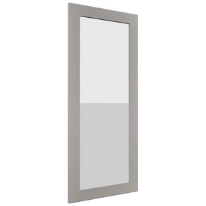 Fabuwood Galaxy Nickel DS GDW1842 Wall Glass Door, Front View