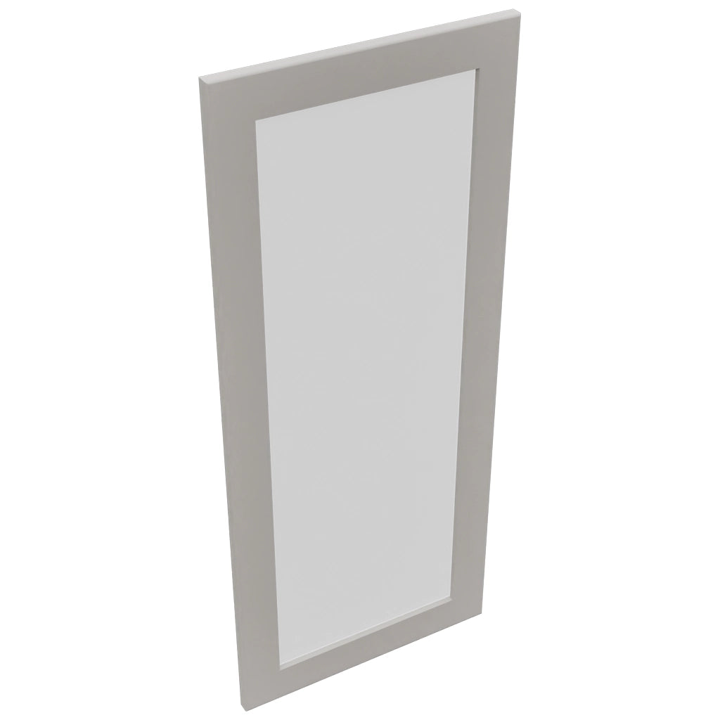 Fabuwood Galaxy Nickel DS GDW1842 Wall Glass Door, Top View