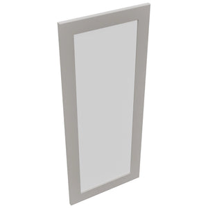 Fabuwood Galaxy Nickel DS GDW1842 Wall Glass Door, Top View
