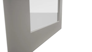 Fabuwood Galaxy Nickel DS GDW1842 Wall Glass Door, Detail View