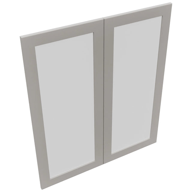 Fabuwood Galaxy Nickel DS GDW3642 Wall Glass Door, Top View