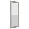 Fabuwood Galaxy Nickel DS GDWD1857 Wall Glass Door, Front View