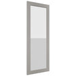 Fabuwood Galaxy Nickel DS GDWD1860 Wall Glass Door, Front View