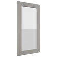 Fabuwood Galaxy Nickel DS GDWDC2430 Wall Glass Door, Front View