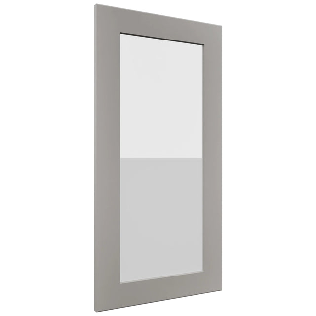 Fabuwood Galaxy Nickel DS GDWDC2430 Wall Glass Door, Front View