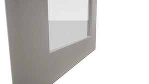 Fabuwood Galaxy Nickel DS GDWDC2430 Wall Glass Door, Detail View