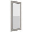 Fabuwood Galaxy Nickel DS GDWDC2436 Wall Glass Door, Front View