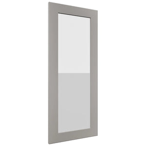 Fabuwood Galaxy Nickel DS GDWDC2436 Wall Glass Door, Front View