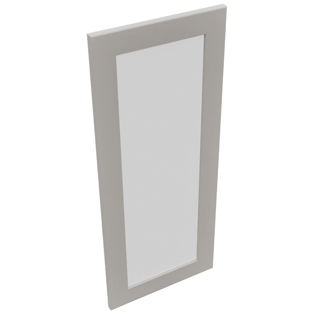 Fabuwood Galaxy Nickel DS GDWDC2436 Wall Glass Door, Top View