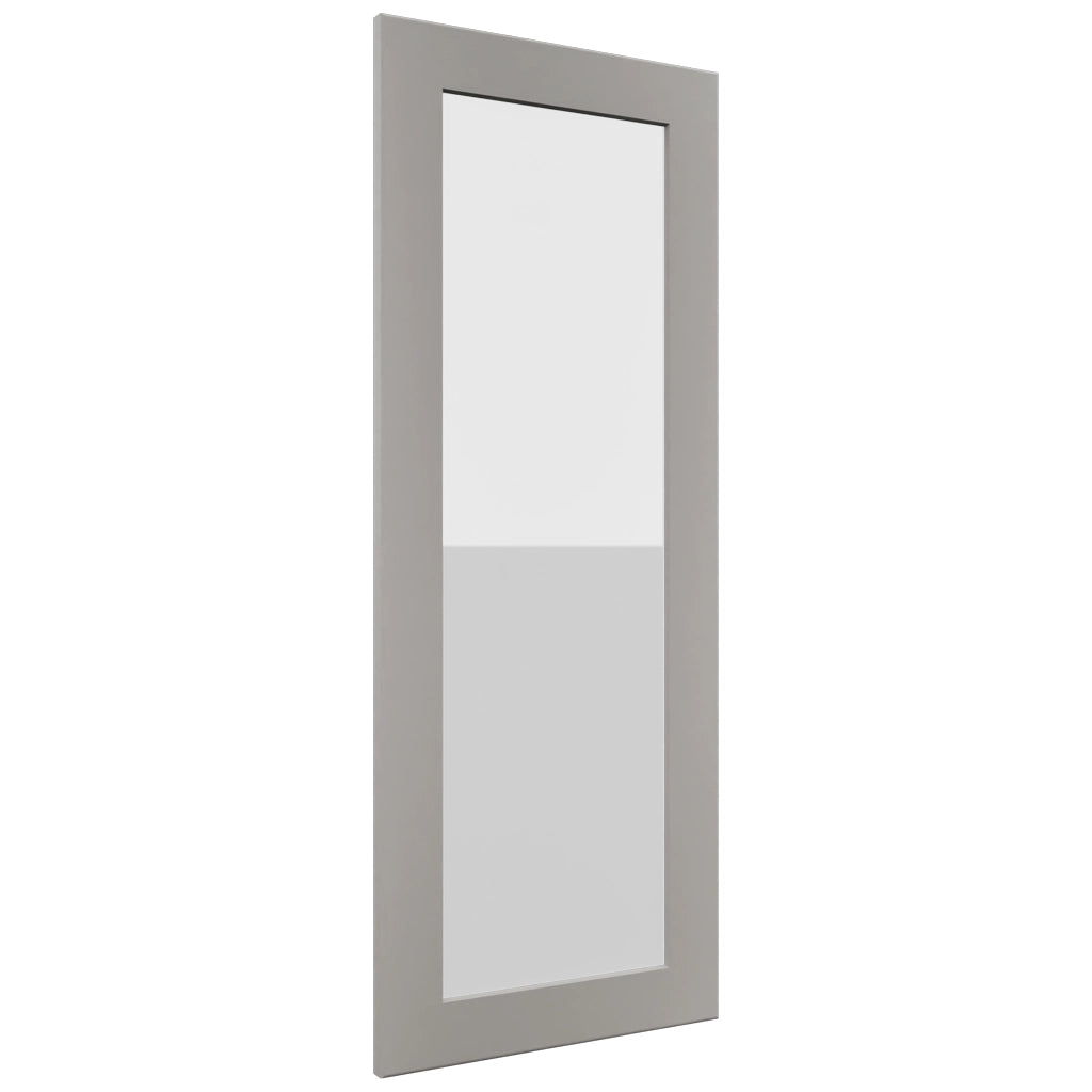 Fabuwood Galaxy Nickel DS GDWDC2439 Wall Glass Door, Front View