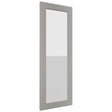 Fabuwood Galaxy Nickel DS GDWDC2442 Wall Glass Door, Front View