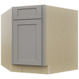 Fabuwood Galaxy Nickel DSB36 Base Corner Diagonal Sink Cabinet, Front View