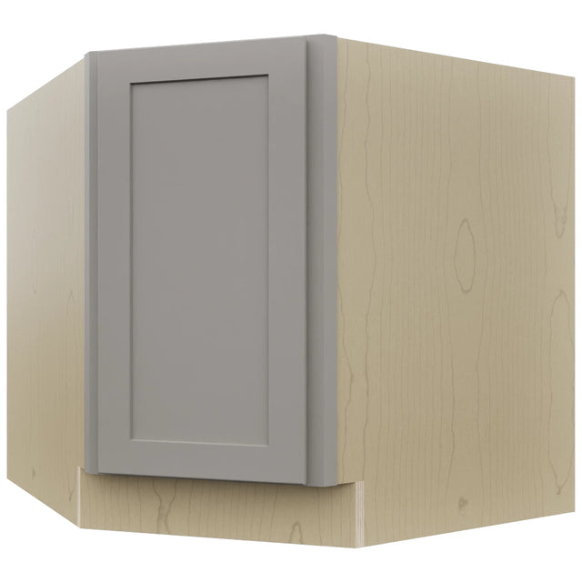 Fabuwood Galaxy Nickel DSB36FD Base Corner Diagonal Sink Cabinet, Front View