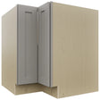 Fabuwood Galaxy Nickel ERB33 Base Corner Easy Reach Cabinet, Front View