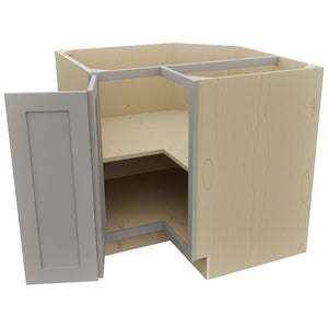 Fabuwood Galaxy Nickel ERB36 Base Corner Easy Reach Cabinet, Open View