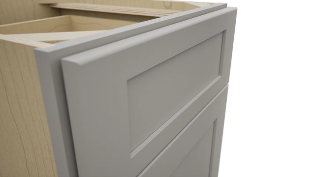 Fabuwood Galaxy Nickel FD18 Vanity Desk, Detail View