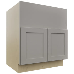 Fabuwood Galaxy Nickel FS30 Base Farm Sink Cabinet, Front View