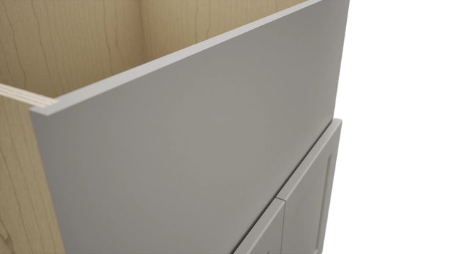 Fabuwood Galaxy Nickel FS30 Base Farm Sink Cabinet, Detail View