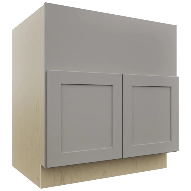 Fabuwood Galaxy Nickel FS33 Base Farm Sink Cabinet, Front View