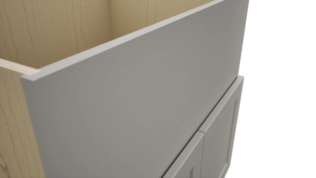 Fabuwood Galaxy Nickel FS33 Base Farm Sink Cabinet, Detail View