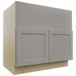 Fabuwood Galaxy Nickel FS36 Base Farm Sink Cabinet, Front View