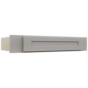 Fabuwood Galaxy Nickel KD30 Vanity Desk, Front View