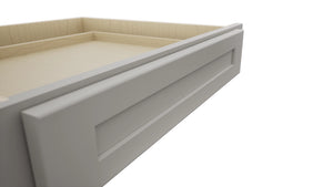 Fabuwood Galaxy Nickel KD30 Vanity Desk, Detail View