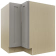 Fabuwood Galaxy Nickel LSB33 Base Corner Lazy Susan Cabinet, Front View