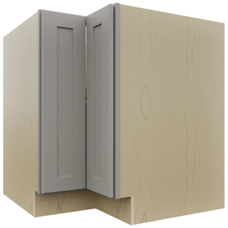 Fabuwood Galaxy Nickel LSB33 Base Corner Lazy Susan Cabinet, Front View