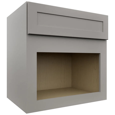 Fabuwood Galaxy Nickel MC303021 Wall Microwave Cabinet, Front View