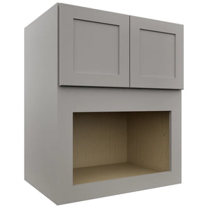 Fabuwood Galaxy Nickel MC303621 Wall Microwave Cabinet, Front View