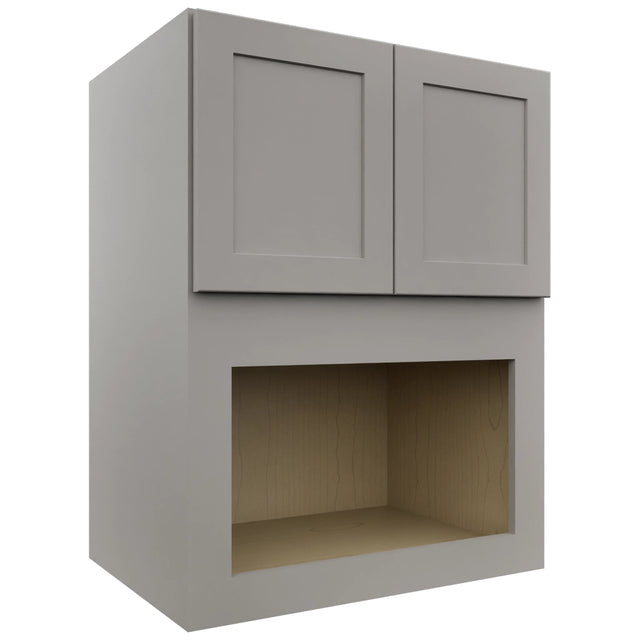 Fabuwood Galaxy Nickel MC303921 Wall Microwave Cabinet, Front View